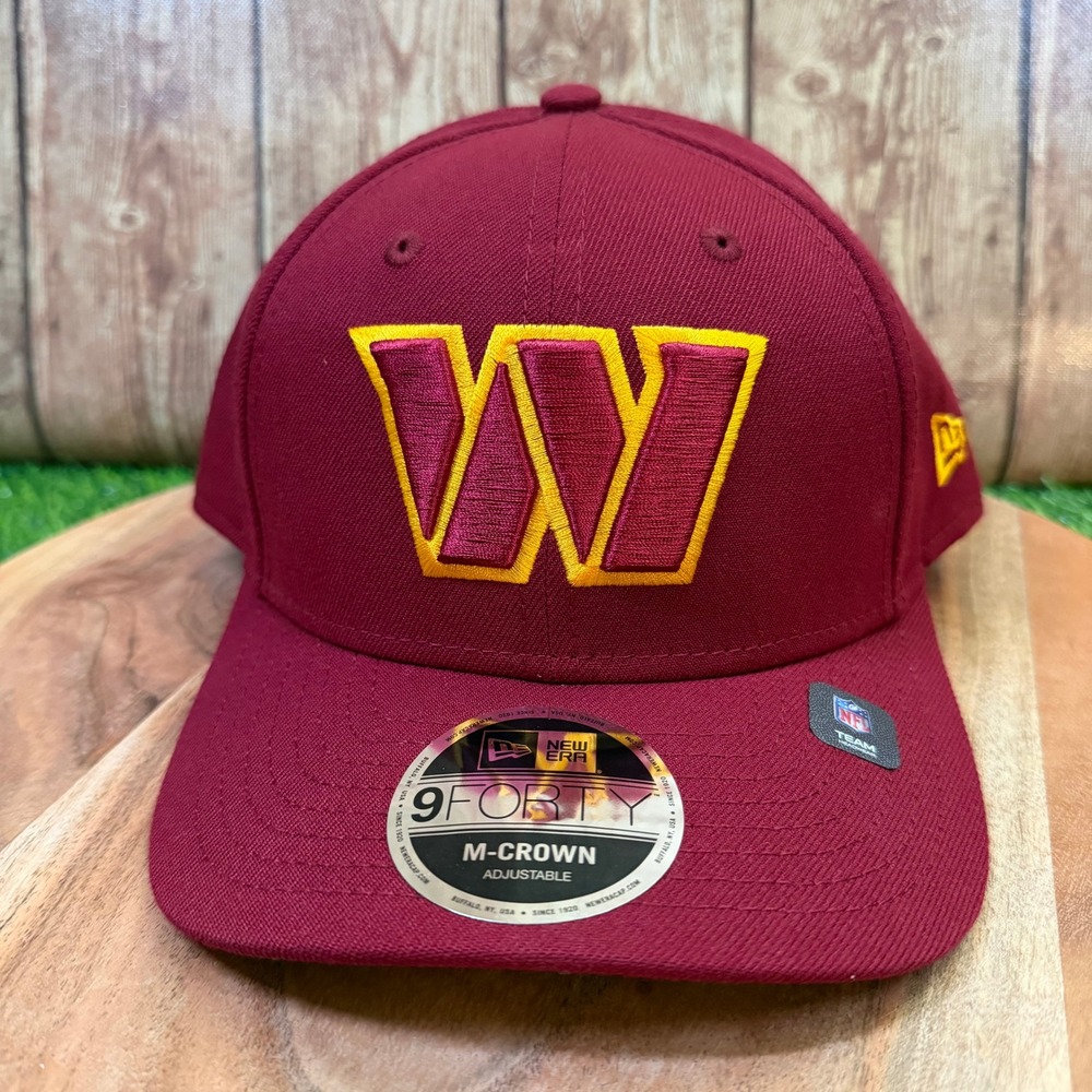 New Era 9FORTY Washington Commanders Hat Mens One Size Burgundy Snapback NWT